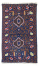 Balúčský koberec - 136 x 76 cm - modrá