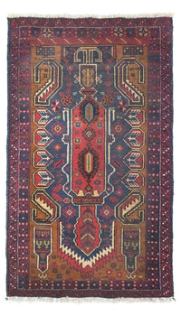 Balúčský koberec - 147 x 85 cm - modrá – product image