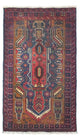 Balúčský koberec - 147 x 85 cm - modrá