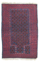 Balúčský koberec - 124 x 77 cm - modrá