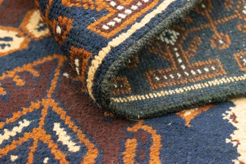 Balúčský koberec - 132 x 85 cm - hnědá