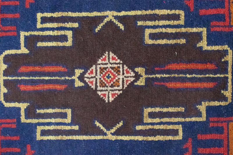 Balúčský koberec - 139 x 80 cm - oranžová