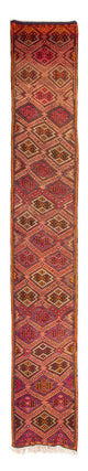 Starý kilim Koberec 75x400cm