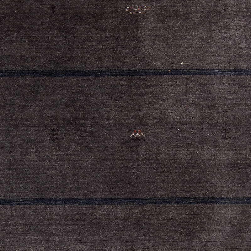 Gabbeh koberec - Loribaft Softy - 218 x 171 cm - tmavě hnědá