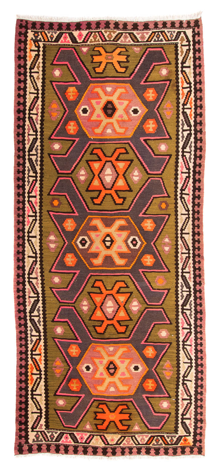 Starý kilim Koberec 145x305cm