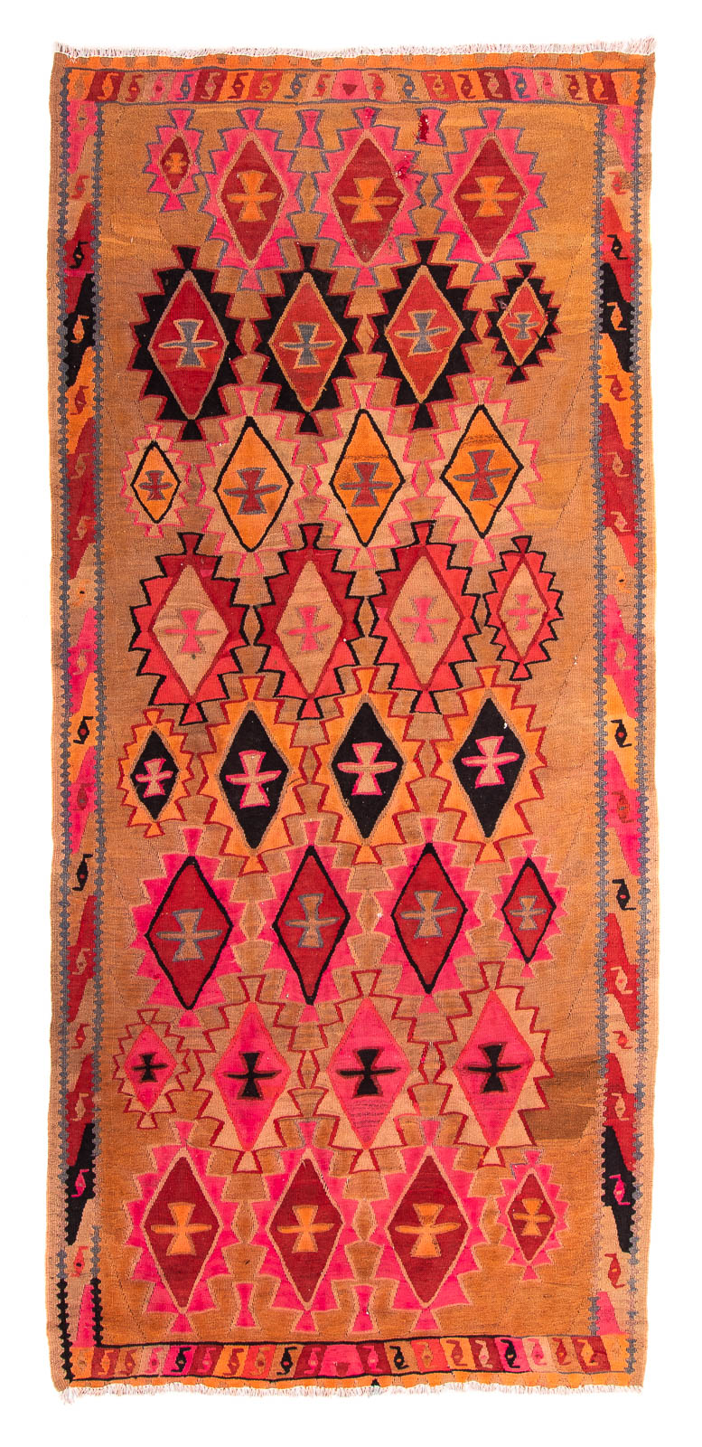 Starý kilim Koberec 145x308cm