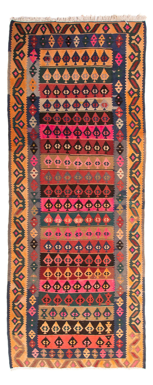 Starý kilim Koberec 140x350cm