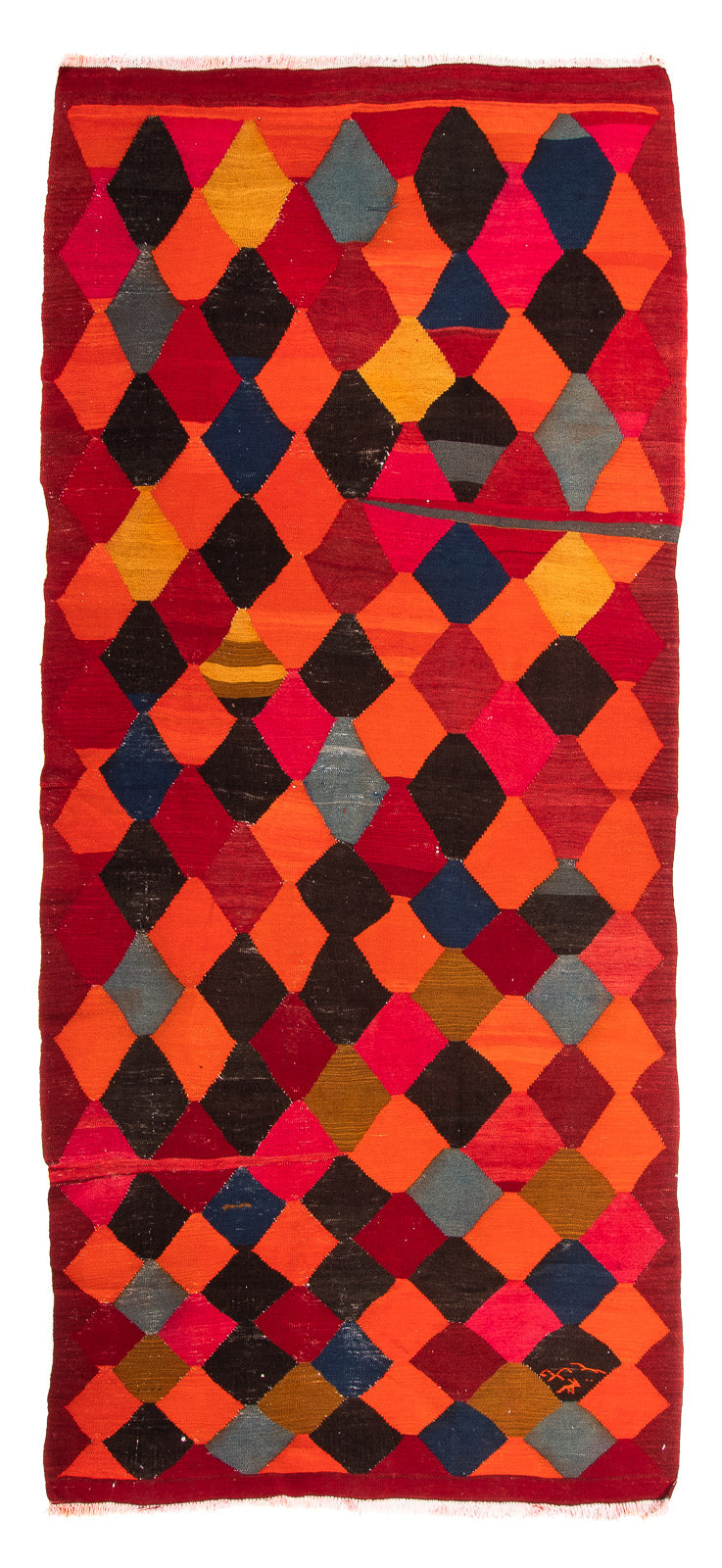 Starý kilim Koberec 145x320cm