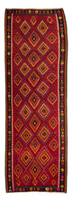 Starý kilim Koberec 147x390cm