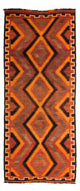 Starý kilim Koberec 140x320cm