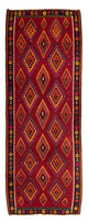 Starý kilim Koberec 144x380cm