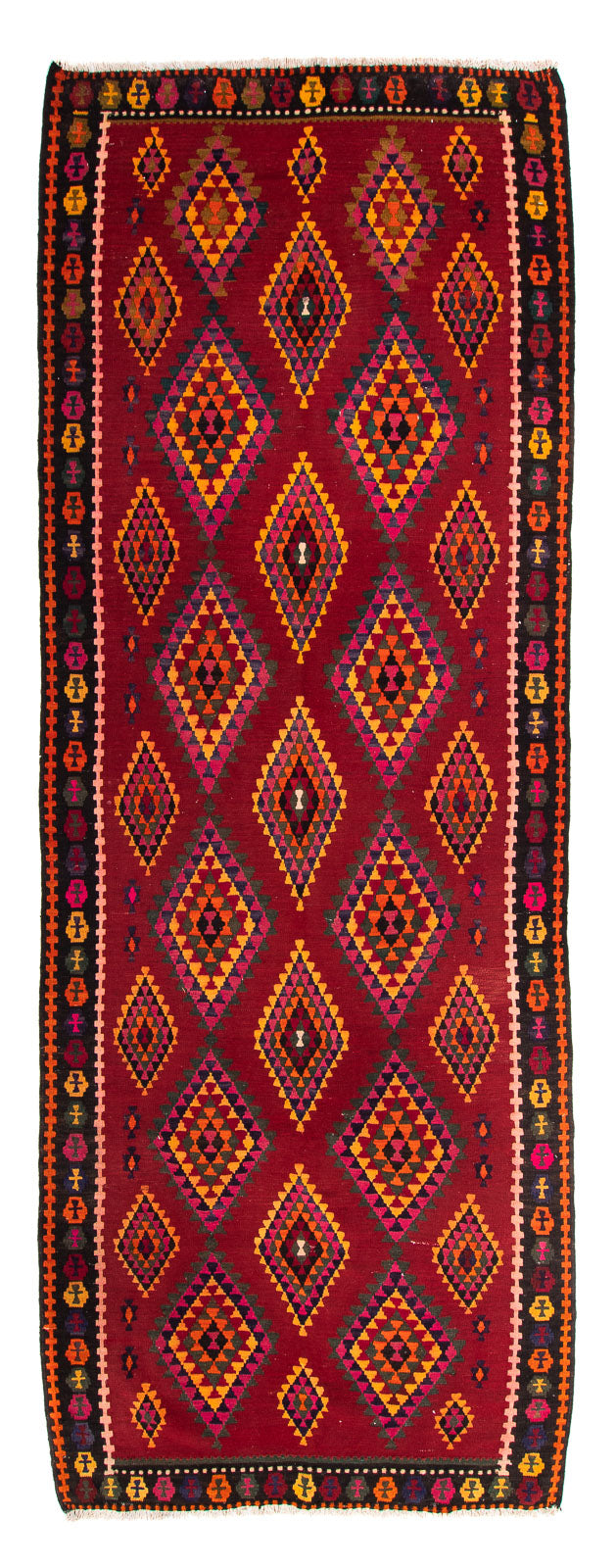 Starý kilim Koberec 144x380cm