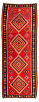 Starý kilim Koberec 155x400cm