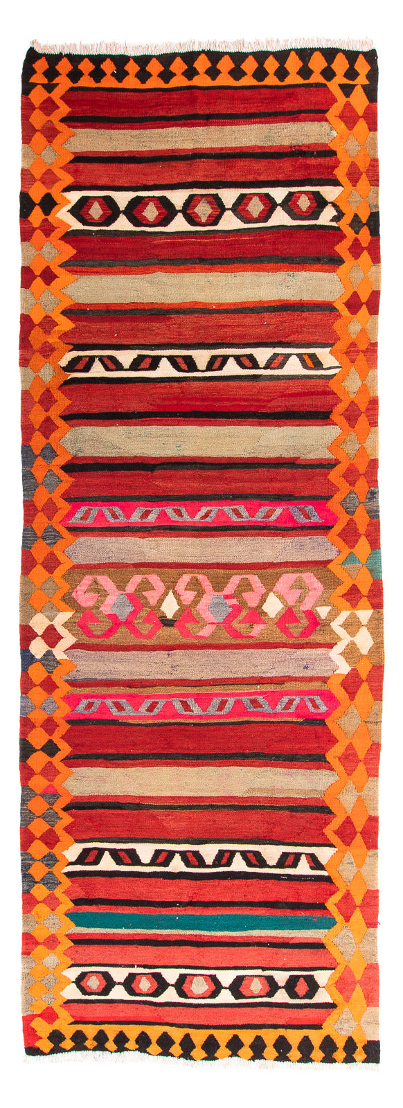 Starý kilim Koberec 130x370cm