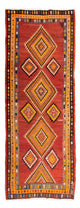 Starý kilim Koberec 127x310cm