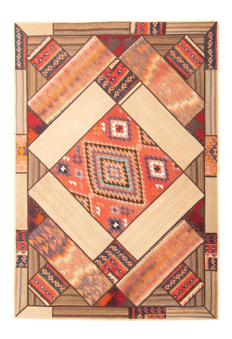 Patchworkový koberec 160x230cm - Perserteppich Wollteppich