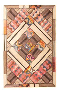 Patchworkový koberec 160x230cm - Perserteppich Wollteppich – product image
