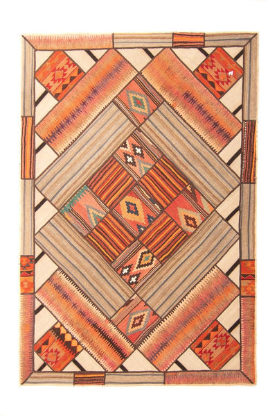Patchworkový koberec 160x230cm - Perserteppich Wollteppich