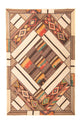 Patchworkový koberec 160x230cm - Perserteppich Wollteppich