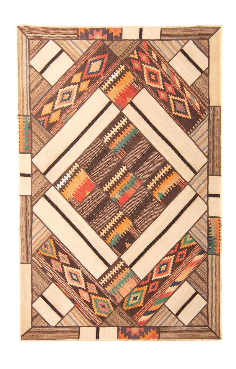 Patchworkový koberec 160x230cm - Perserteppich Wollteppich