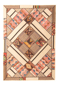 Patchworkový koberec 160x230cm - Perserteppich Wollteppich – product image