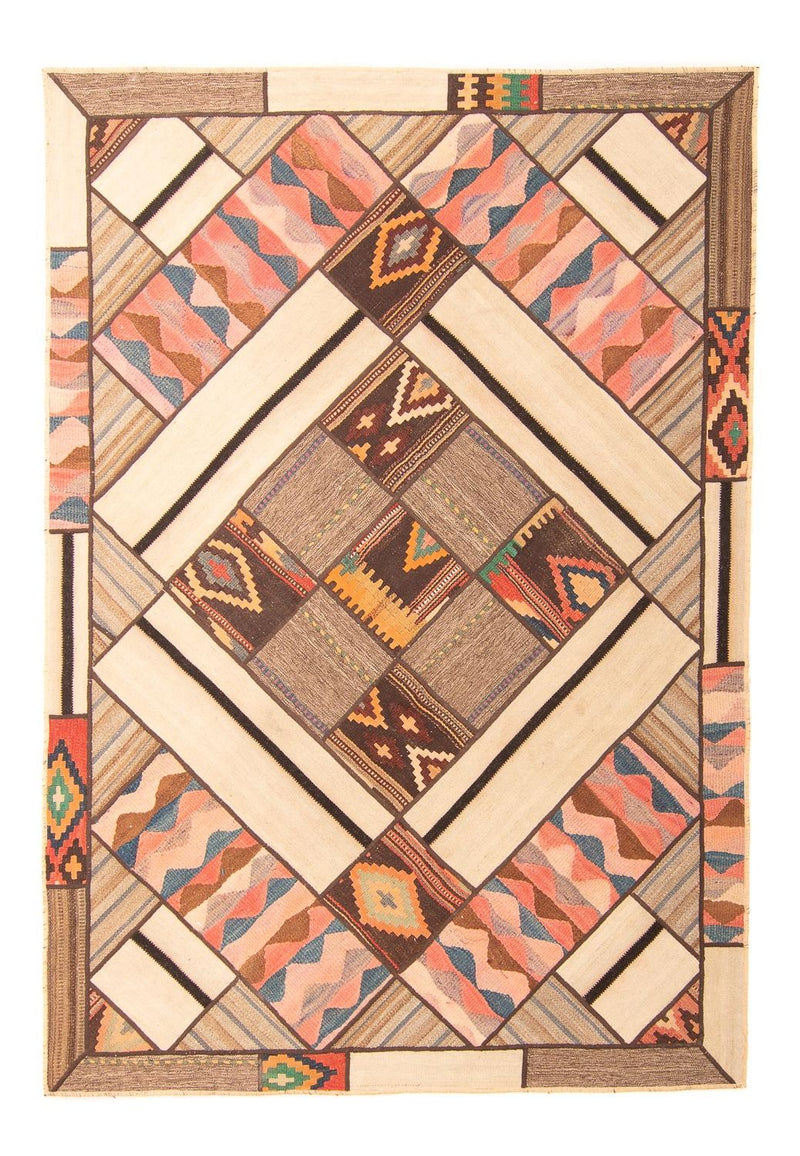 Patchworkový koberec 160x230cm - Perserteppich Wollteppich