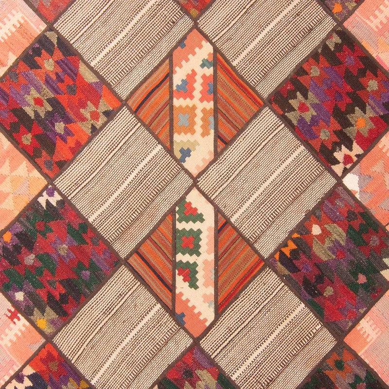 Patchworkový koberec 150x200cm - Perserteppich Wollteppich