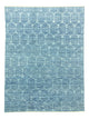 Designový koberec - 303 x 243 cm - světle modrá
