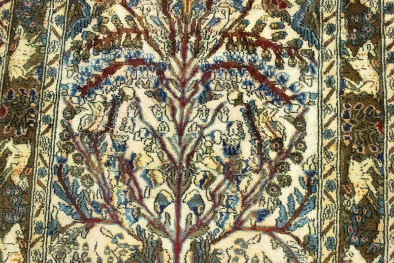 Perský koberec - Klasický - 117 x 82 cm - béžová