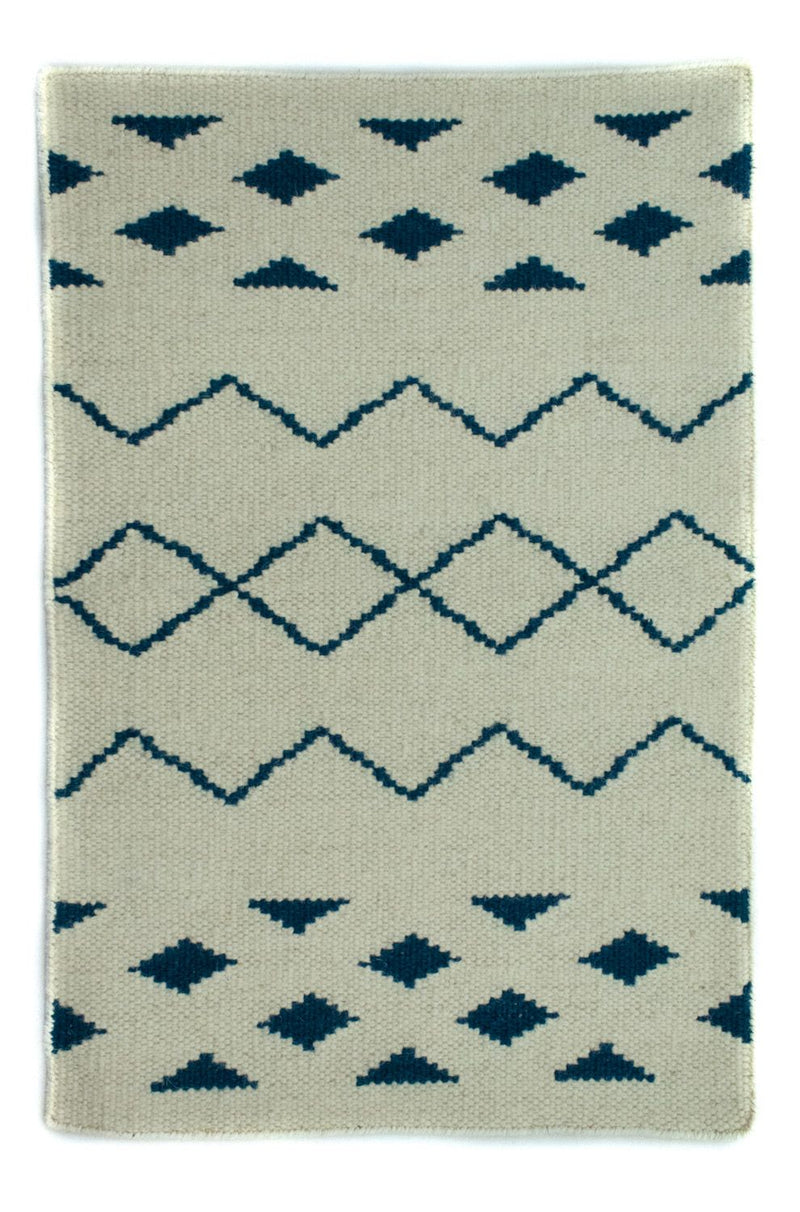 Moderní kilim Koberec 62x95cm - Vlněný koberec