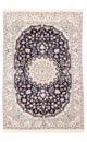 Perský koberec - Nain - Premium - 150 x 97 cm - tmavě modrá