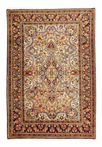 Perský koberec - Ghom - 206 x 142 cm - béžová – product image