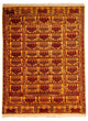 Hedvábný koberec - Afghánské hedvábí - 173 x 126 cm - zlatá