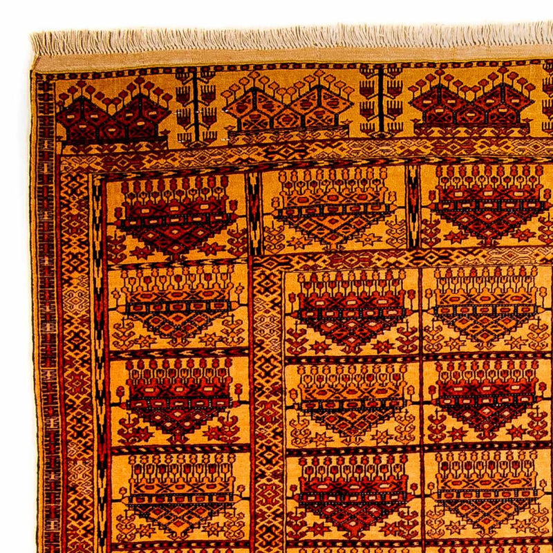 Hedvábný koberec - Afghánské hedvábí - 173 x 126 cm - zlatá