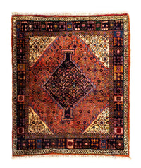 Ardabil Koberec 77x91cm - Perský koberec - světle červená – product image