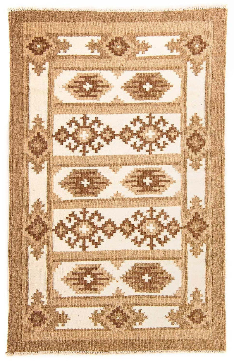 Moderní kilim Koberec 92x149cm - Vlněný koberec