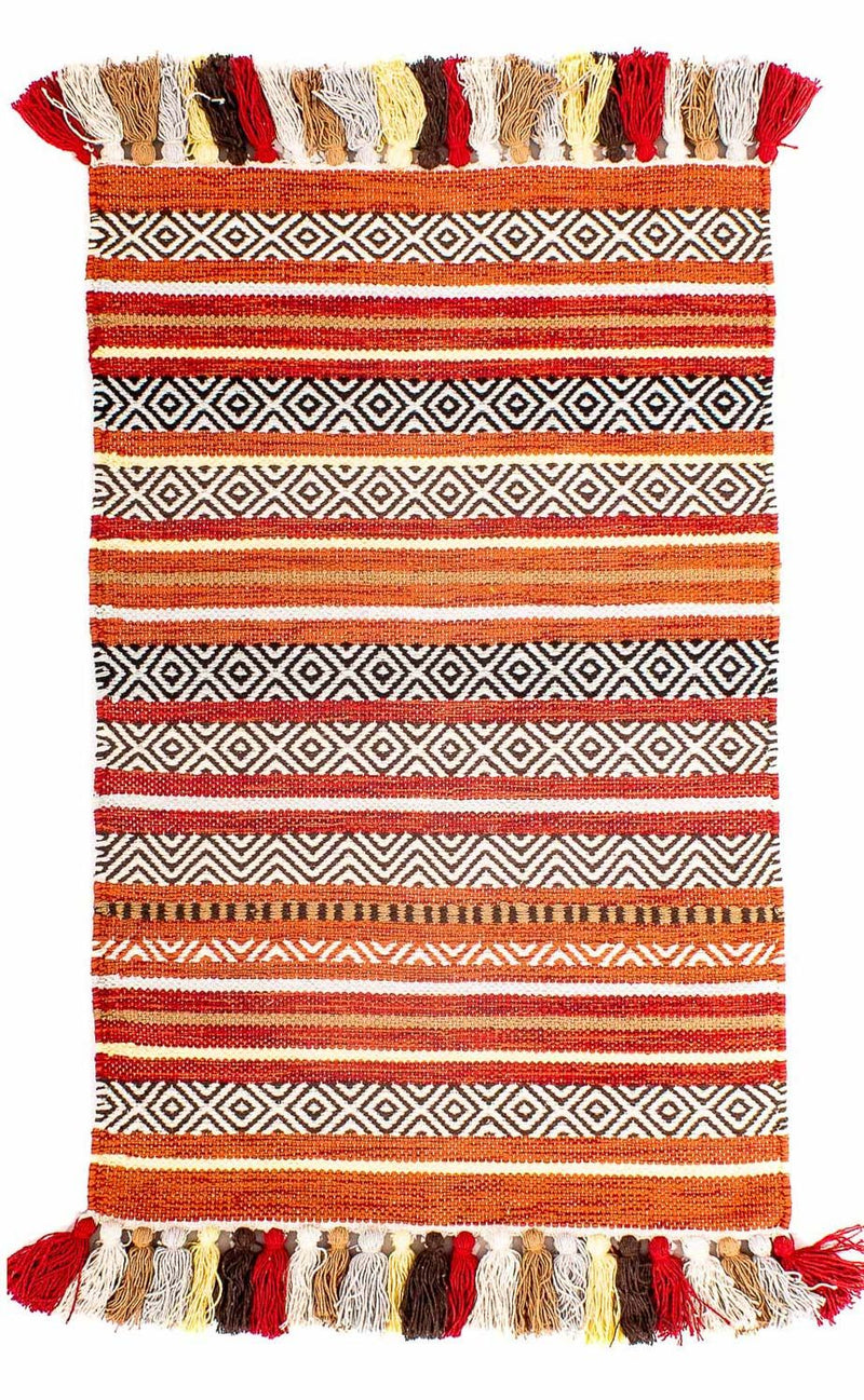 Moderní kilim Koberec 58x94cm - Vlněný koberec