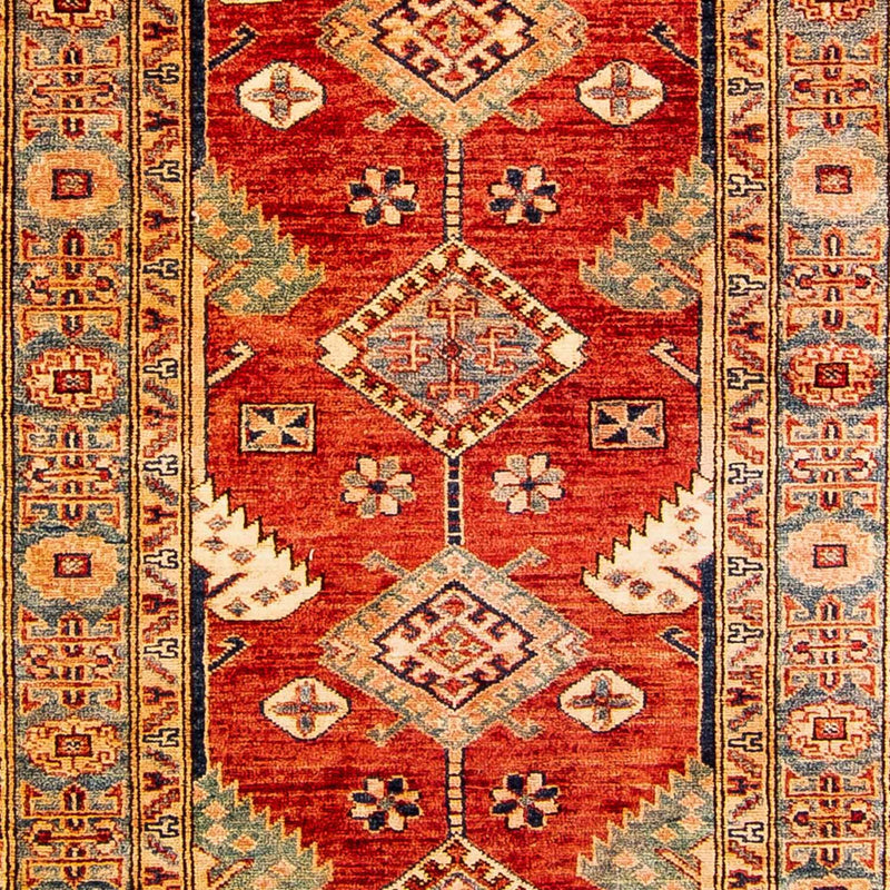 Kazak Koberec 84x321cm - Orientální koberec - červená