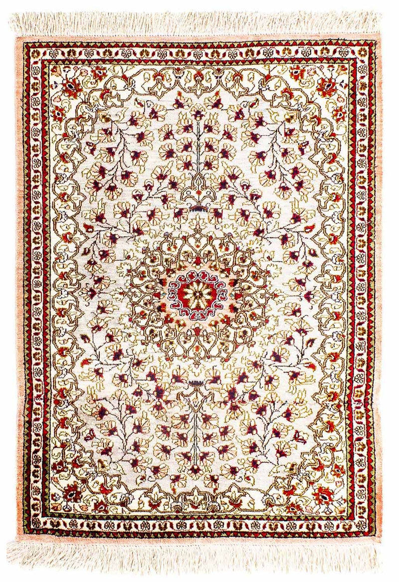Qom hedvábí Koberec 59x80cm - Perský koberec