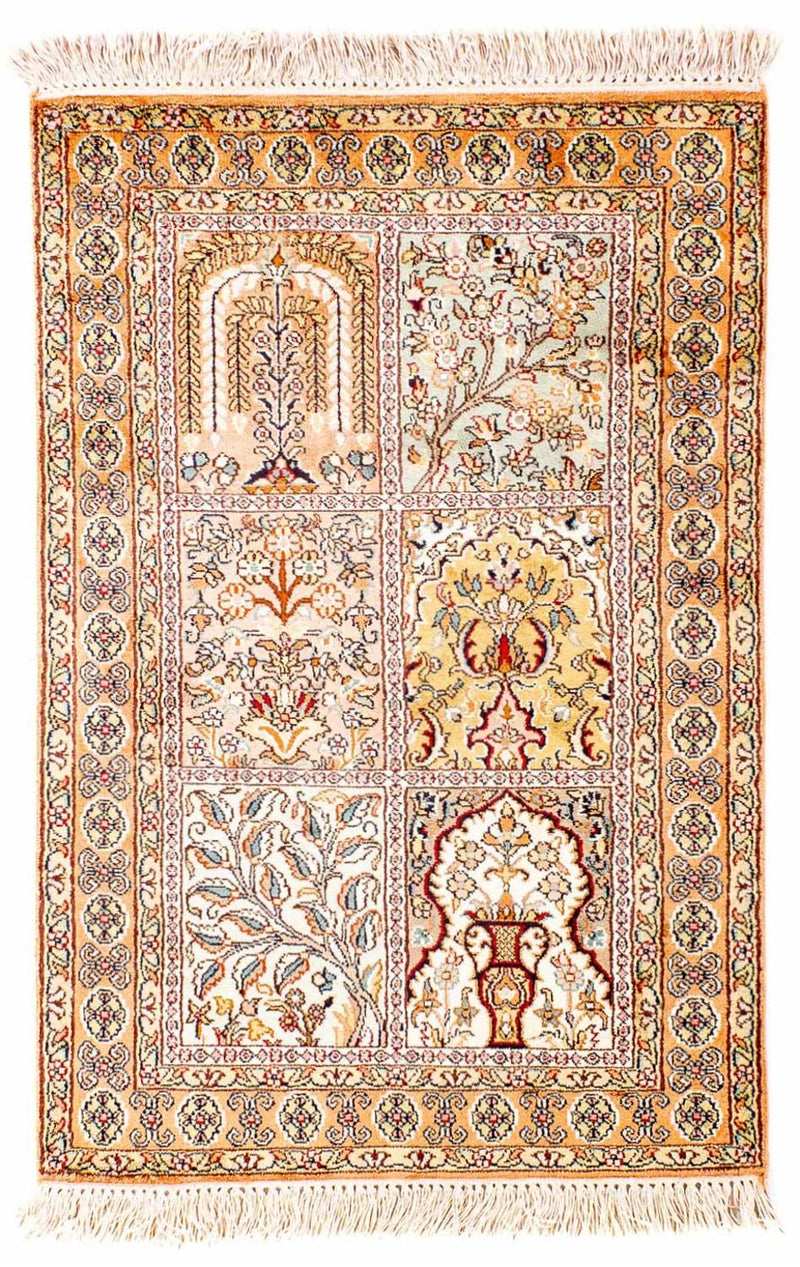 Kašmírské hedvábí Koberec 60x98cm - Orientální koberec