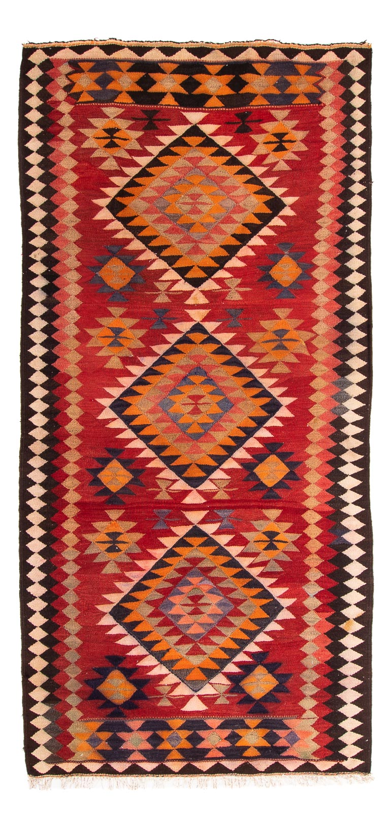 Starý kilim Koberec 135x380cm