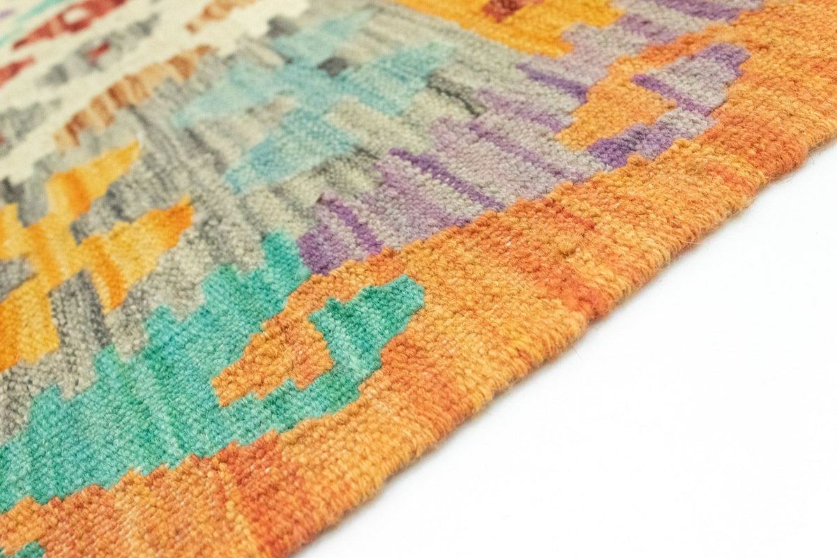 Afghánský kilim Koberec 102x152cm - oranžová