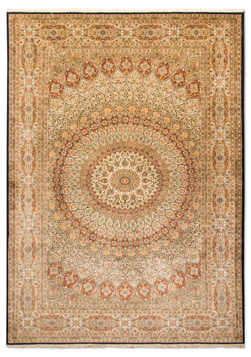 Kašmírské hedvábí Koberec 197x287cm - Orientální koberec