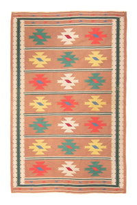 Moderní kilim Koberec 135x215cm - Vlněný koberec – product image