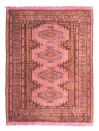 Turkamanský koberec - 86 x 68 cm - světle červená – product image
