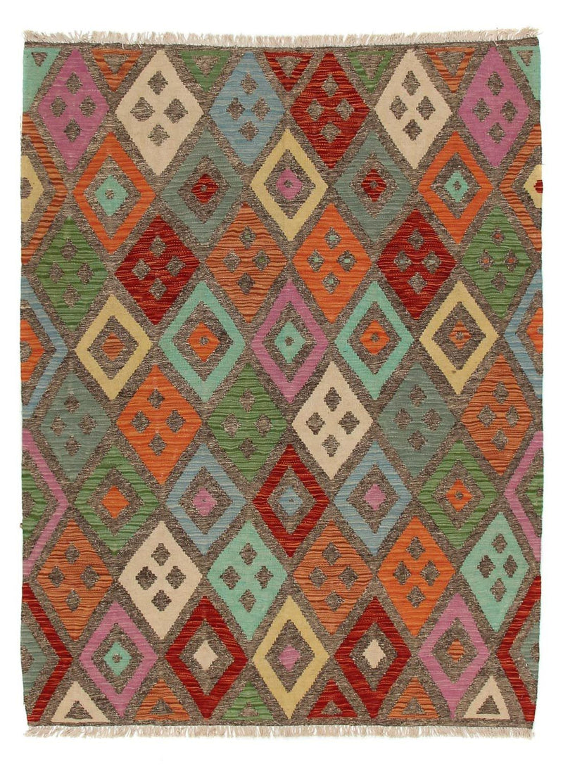 Kilim Maimana Koberec 151x194cm - Vlněný koberec