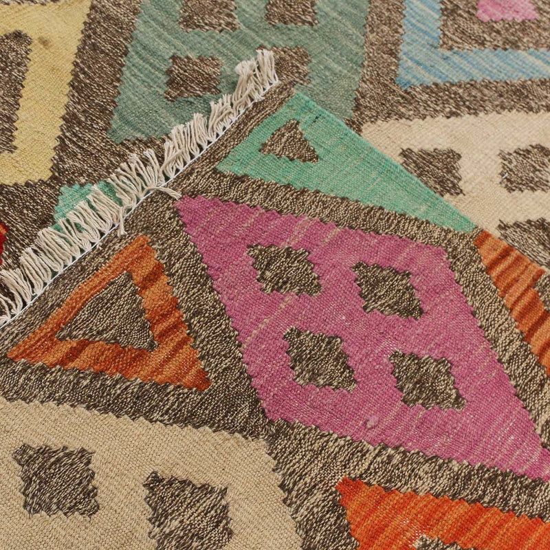 Kilim Maimana Koberec 151x194cm - Vlněný koberec