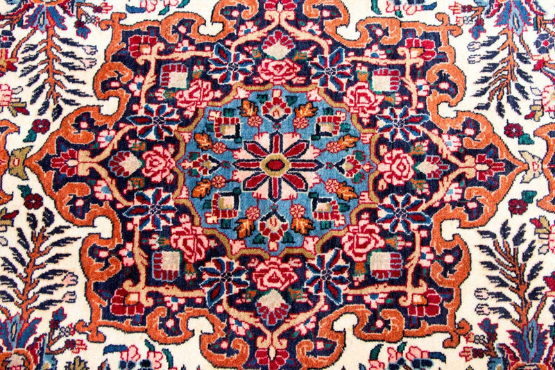 Qom Koberec 213x333cm - Perský koberec - béžová