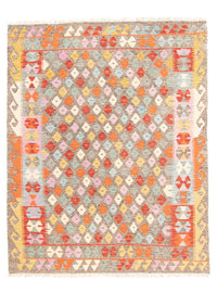 Kelimský koberec - Splash - 189 x 154 cm - vícebarevné – product image