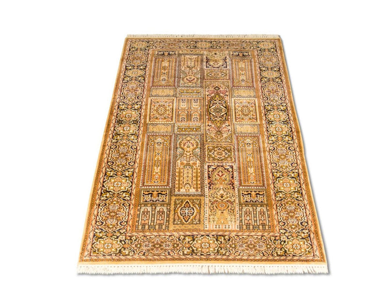 Kašmírské hedvábí Koberec 93x158cm - Orientální koberec
